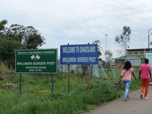 The Border of Mozambique and Swaziland.